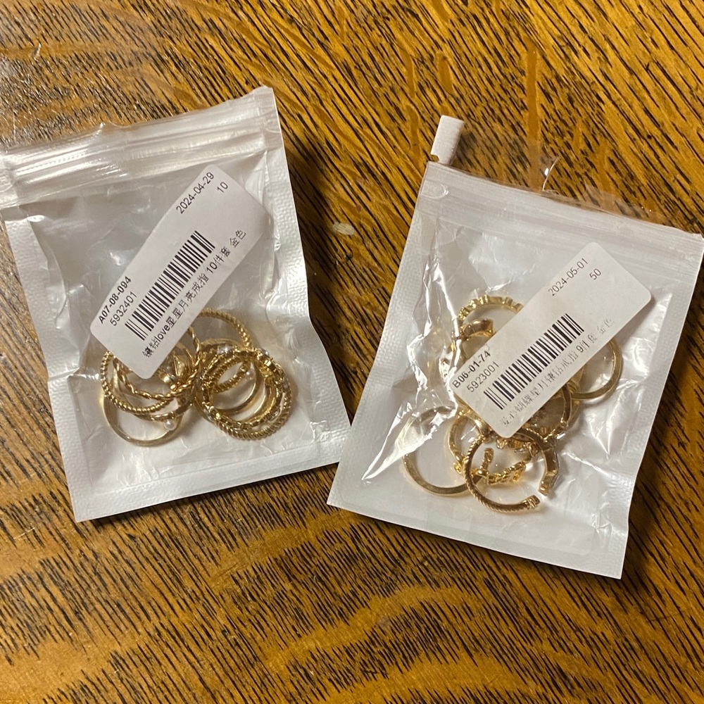 2X Bag of Rings